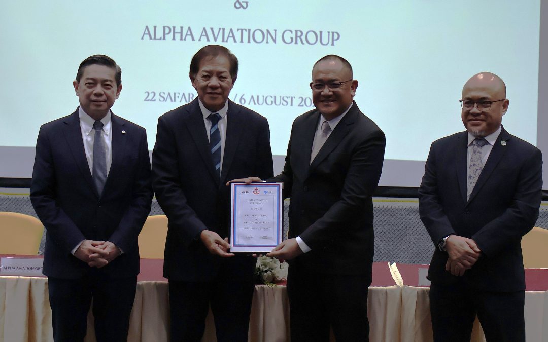 Contract Signing Between Piper Aircraf, Inc. and Alpha Aviation Group